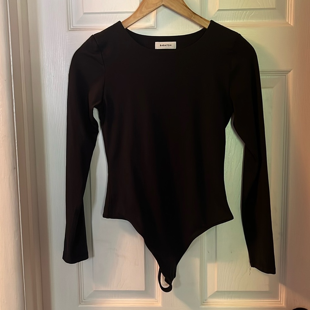 Babaton long sleeve contour bodysuit